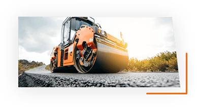 Worker with heavy machinery